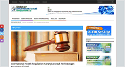 Desktop Screenshot of dokterinternasionalindonesia.net